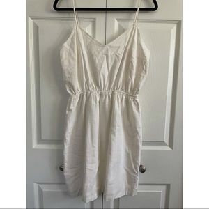 J. Crew White Linen Dress